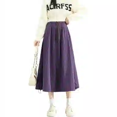 法文箱子 时尚百搭垂感休闲长裙 女款