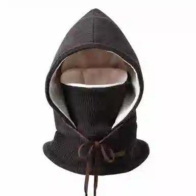 【通勤保暖神器】 浪莎 冬季女包头帽围脖一体护颈骑行防风加绒防寒护耳百搭套头帽显脸小可戴头盔 可调节 帽子 男女同款情侣款