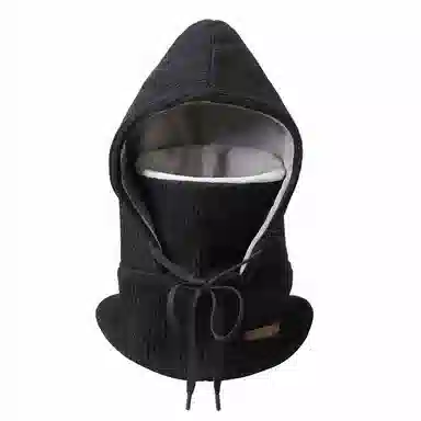 【通勤保暖神器】 浪莎 冬季女包头帽围脖一体护颈骑行防风加绒防寒护耳百搭套头帽显脸小可戴头盔 可调节 帽子 男女同款情侣款