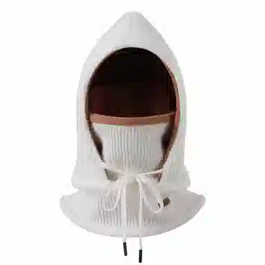 【通勤保暖神器】 浪莎 冬季女包头帽围脖一体护颈骑行防风加绒防寒护耳百搭套头帽显脸小可戴头盔 可调节 帽子 男女同款情侣款