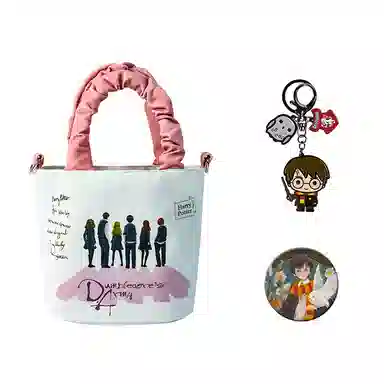 Harry Potter Keychain Badge Set