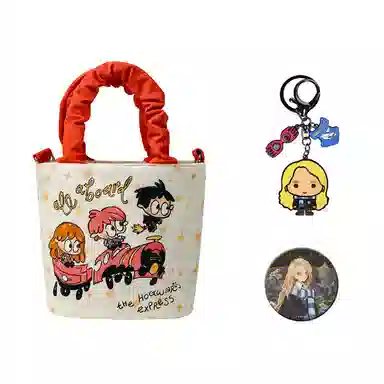 Harry Potter Keychain Badge Set