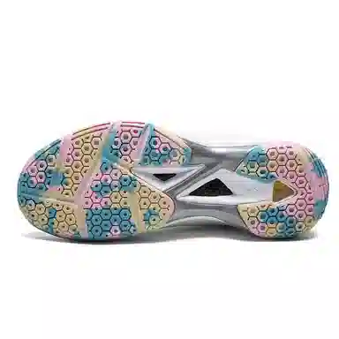 金莱克 时尚舒适百搭 减震防滑耐磨 低帮 羽毛球鞋 女款 白粉色