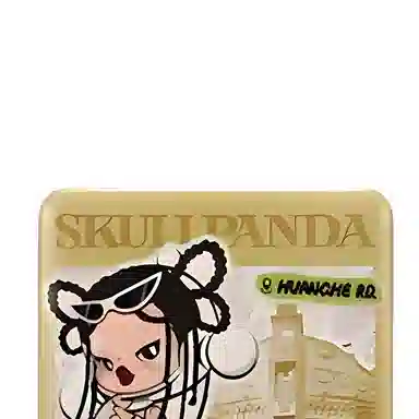 POP MART Skullpanda Huanghe Rd. Fridge Magnet