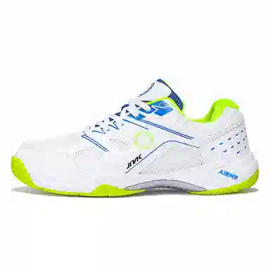 金莱克 时尚舒适百搭 减震防滑耐磨 低帮 羽毛球鞋 男款 白蓝色