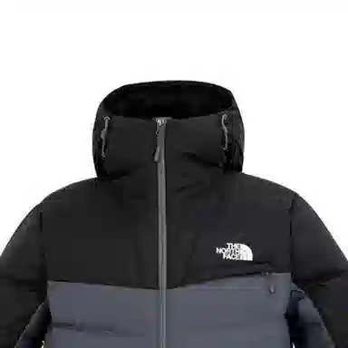 The North Face 550 Hooded Down Jacket Gray
