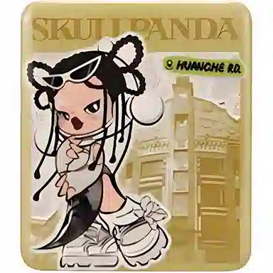 POP MART Skullpanda Huanghe Rd. Fridge Magnet