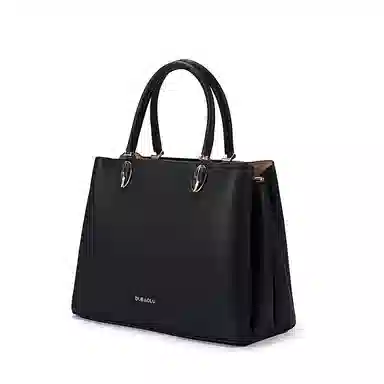 都宝路 风琴设计简约优雅细纹内格 牛皮 斜挎单肩手提包 中号 女款 米白色/红色/黑色