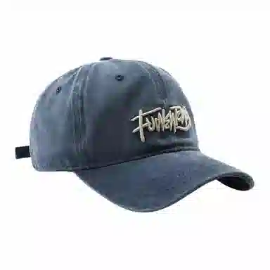 啄木鸟 复古水洗做旧字母刺绣户外晒遮阳 棉质 鸭舌帽 男女同款情侣款