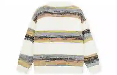 BONELESS Zip Cardigan Embroidered Loose Knit