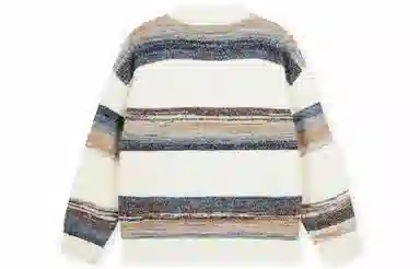 BONELESS Zip Cardigan Embroidered Loose Knit