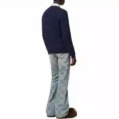 Louis Vuitton SS24 Crewneck Sweater Blue