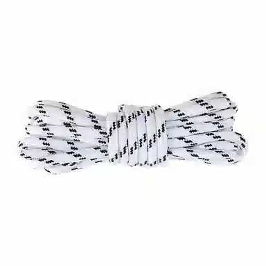 适配老爹鞋 足印部落 经典圆形黑白条纹不晕染不掉色紧致耐用 涤纶 鞋带 通用