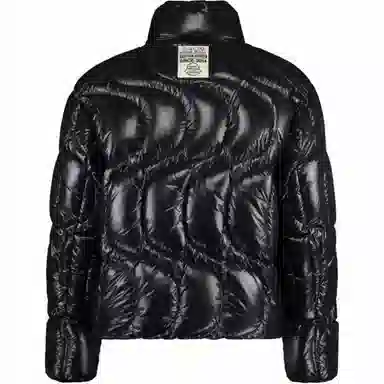 Moncler High Neck Jacket Black