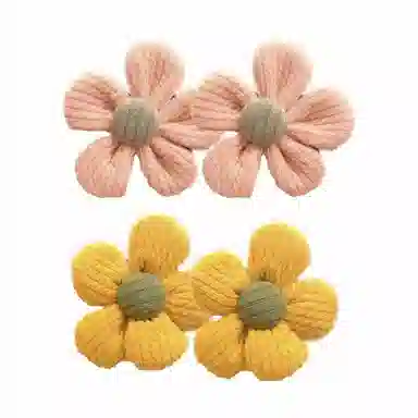 简应舒 花朵甜美可爱刘海 合金 发夹 女款