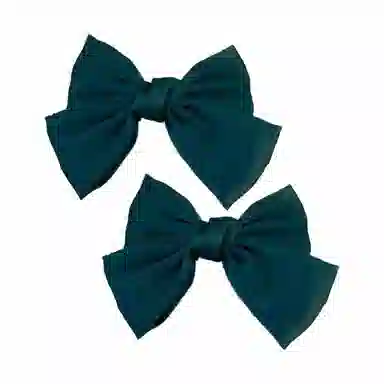 简应舒 大蝴蝶结 弹簧夹子后脑勺发卡高级感夹子发卡 缎面 头饰发夹 女款