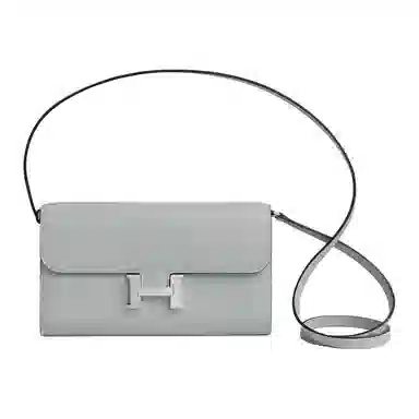 Hermes Constance Long To Go Bleu Glacier