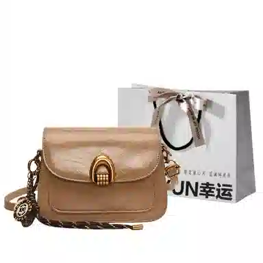 LETOO Vintage Waxed Leather Shoulder Bag