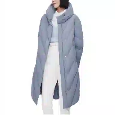 波司登 中长款纯色宽松加厚羽绒服 女款