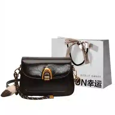 LETOO Vintage Waxed Leather Shoulder Bag