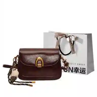 LETOO Vintage Waxed Leather Shoulder Bag