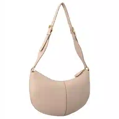 Ferragamo Vintage Large Metal Trim Leather Tote Bag Beige