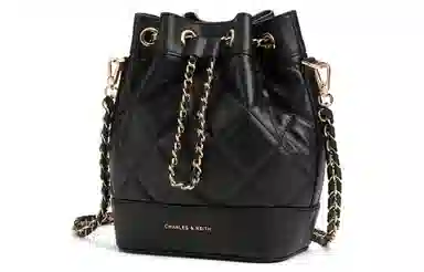 Charles & Keith Quilted Chain Backpack
