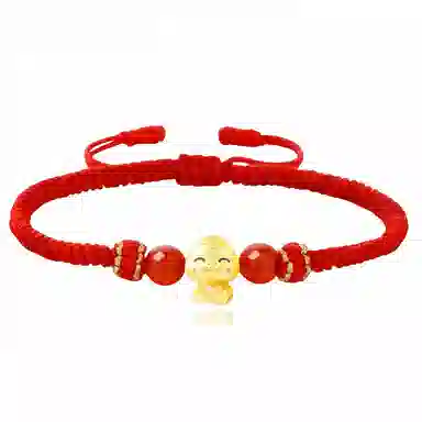 幸囍礼 幸运小蛇 福蛇新中式转运纳福文艺#好运 气质 高级感百搭 玛瑙 手链 男女同款情侣款