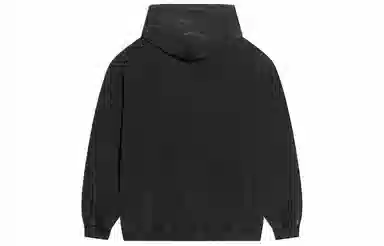 Balenciaga Logo Hoodie Black
