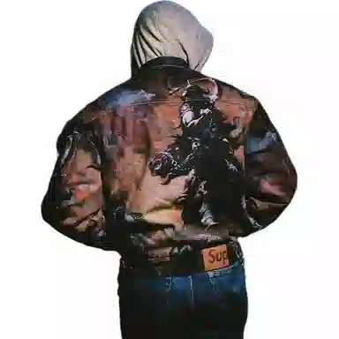 Supreme x Frank Frazetta Zip Up Hooded Sweatshirt