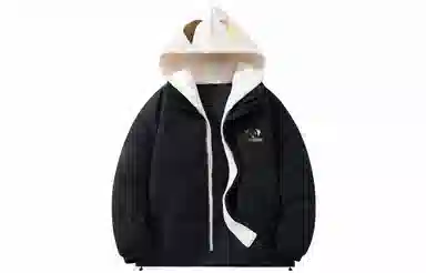 LA'T.WEEKEND Extreme Cold Outdoor Down Jacket Black Gold Logo