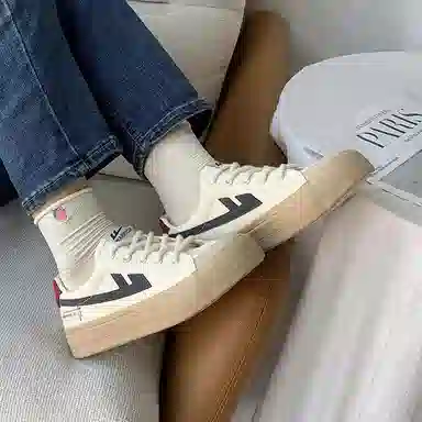 Warrior Canvas Low Blue Beige