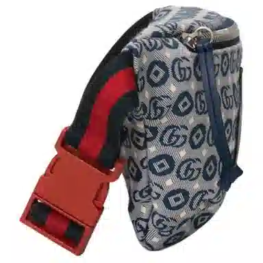 Gucci GG Star Logo Belt Bag Blue Kids
