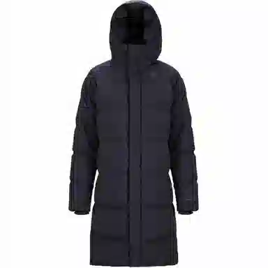 LUXIAOJUN Long Down Coat Black