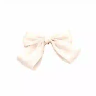 简应舒 纱蝴蝶结大纯色夹子后脑勺顶夹百搭发卡 欧根纱 发夹 女款