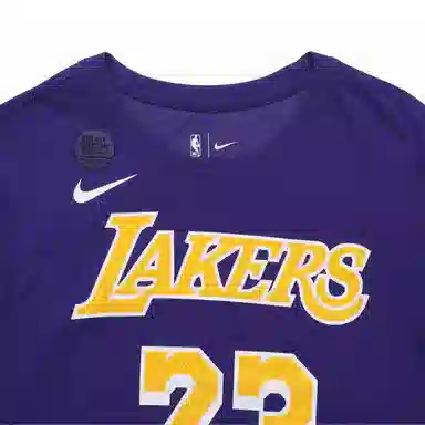 Nike Dri-FIT LeBron James 23 Lakers Purple