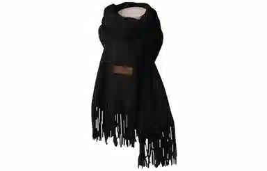 优幽兰 百搭日系风学生时尚纯色保暖软糯护颈防寒秋冬季韩版氛围感休闲简约高级感穿搭 仿羊绒 绒线围巾 女款