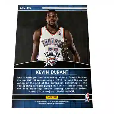 PANINI KD 2013-14 NBA MVP
