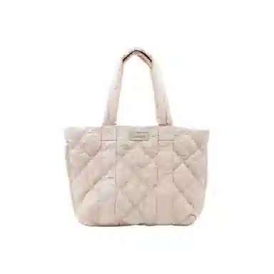 泰克森 时尚菱格大容量通勤购物包羽绒百搭 织物 托特包手提包 男女同款情侣款 多色