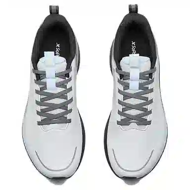 特步 舒适百搭防滑耐磨减震 低帮 休闲跑步鞋 男款 灰蓝黑