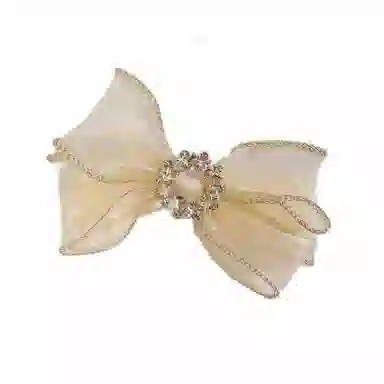 简应舒 蝴蝶结气质时尚后脑勺 欧根纱 发夹 女款