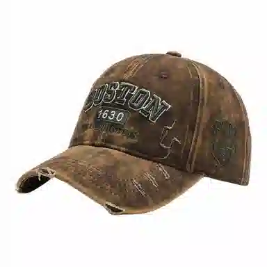 啄木鸟 高级感美式复古百搭刺绣软顶防晒遮阳帽 棉 鸭舌帽 男女同款情侣款