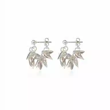 希遇 枫风旧年耳钉  新中式国潮轻奢 小众设计 冷淡风创意 高级精致日常百搭 合金 耳钉 男女同款情侣款