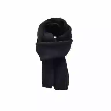 北极绒 高级感韩版百搭秋冬季软糯加厚保暖纯色 绒线围巾 男女同款情侣款