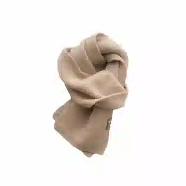 北极绒 高级感韩版百搭秋冬季软糯加厚保暖纯色 绒线围巾 男女同款情侣款