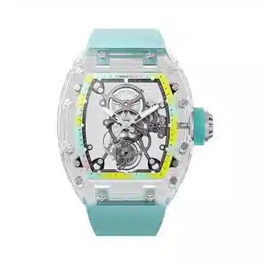 CRONUSART Tourbillon Sapphire Barrel Men's Watch