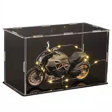 华一 杜卡迪大魔鬼 氛围感 机车展示盒 收藏 合金车模 成品模型