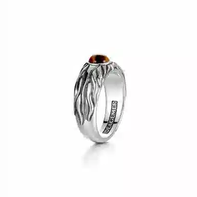 IDEAGEMER 925 Silver Ring