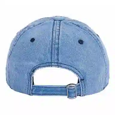 啄木鸟 美式复古水洗拼色格纹棒球帽工装做旧破洞重工毛边大头围显脸小软顶休闲百搭遮脸防晒素颜 棉 鸭舌帽 男女同款情侣款