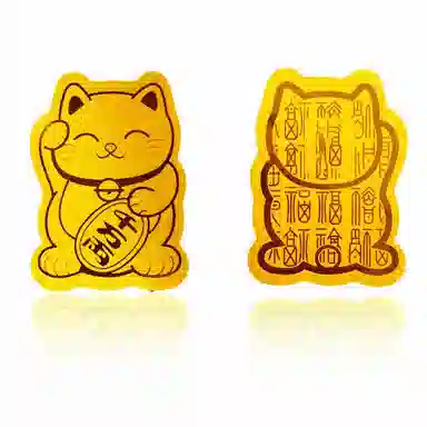 Lingjie Fortune Cat Gold Foil